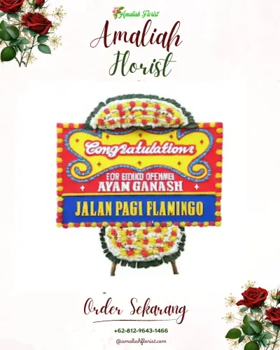 Bunga Papan Congratulation di Nusa Jaya